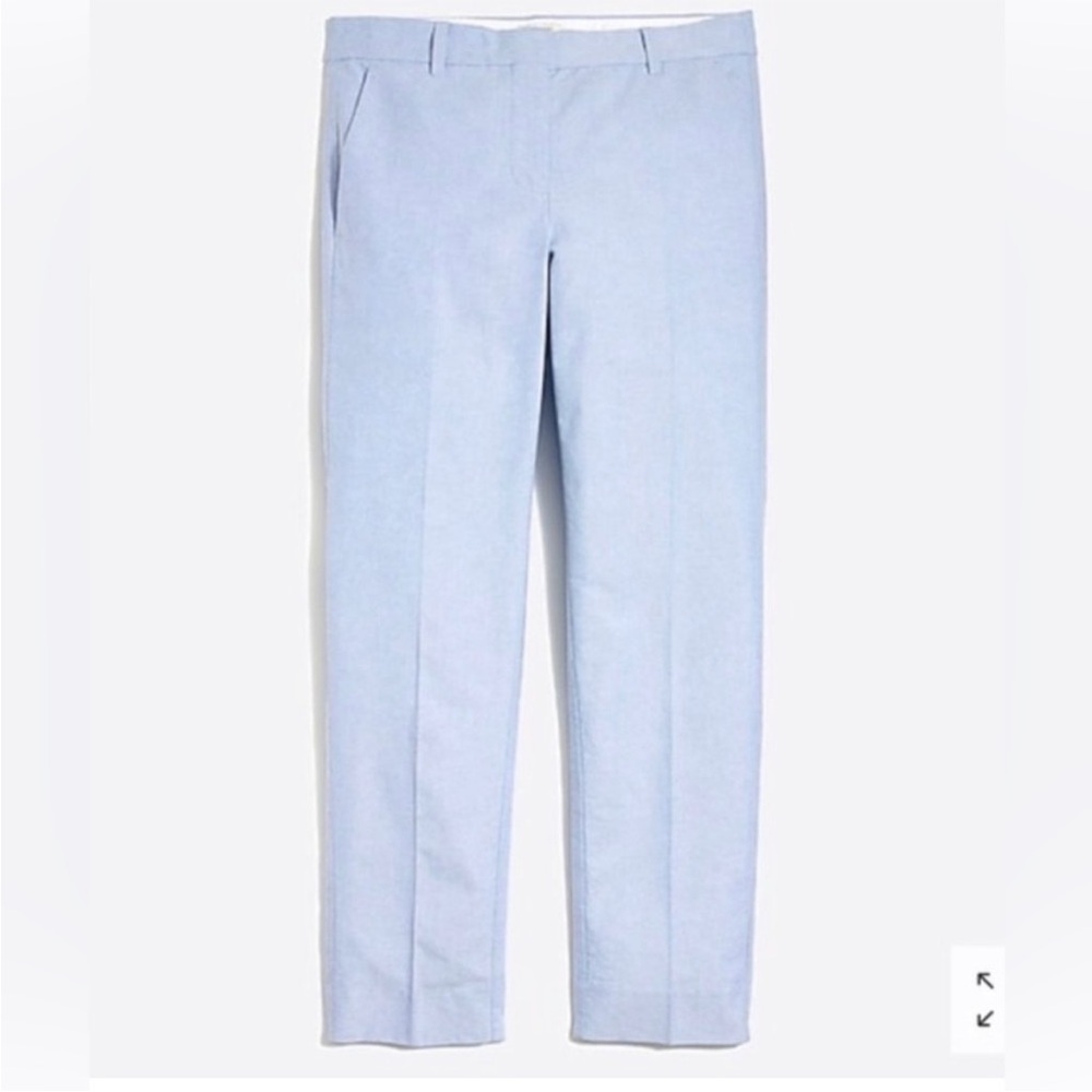 J. Crew‎ Women Light Blue Chino Style Pants Size 6 NWT